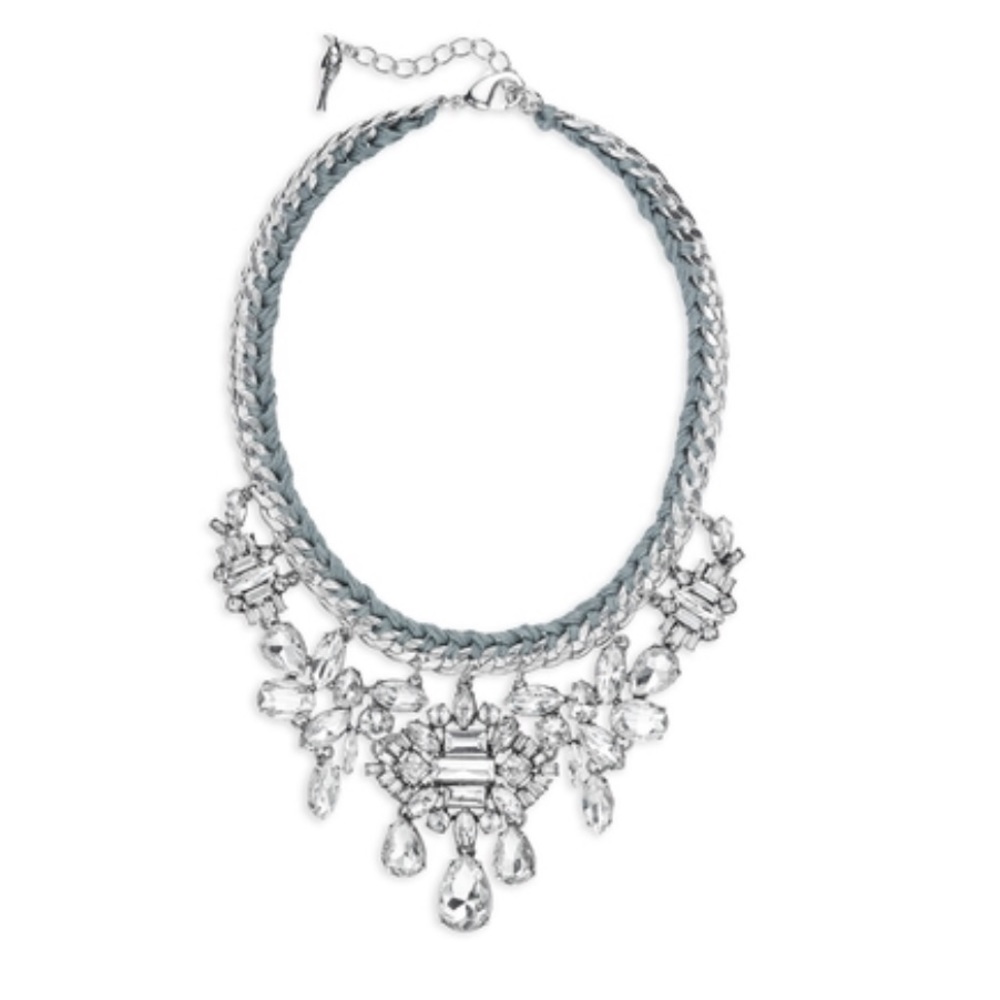 Chloe + Isabel Deco Crystal Cluster Drama Necklace
